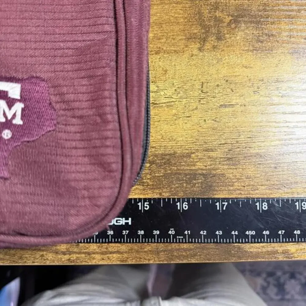 Texas A&M Aggies Maroon‎ Cordura Nylon Laptop Messenger Bag Unisex Large